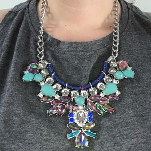 Fun multicolored statement necklace